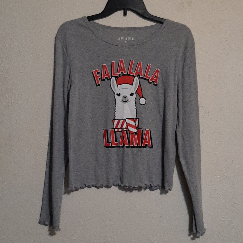 Awake tshirts  Christmas Llama